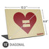 Equality Heart Universal Laptop 15in (12.2 x 8.8in) Skin